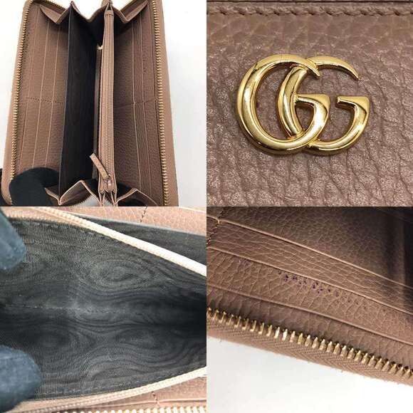 GUCCI Beige Leather Wallet - Picture 5 of 6